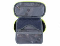 Franky 621-2 Effekt Pencilcase Schlampermäppchen dark blue/lime