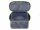 Franky 621-2 Effekt Pencilcase Schlampermäppchen dark blue/lime