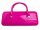 Brillenetui Hartschalenetui Brillenbox Hardcase im Handtaschen-Design 086019  pink Lack