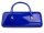 Brillenetui Hartschalenetui Brillenbox Hardcase im Handtaschen-Design 086019  blau Lack