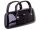 Brillenetui Hartschalenetui Brillenbox Hardcase im Handtaschen-Design 086019  schwarz Lack