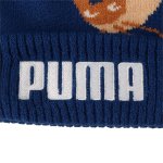 Puma Small World Pom-Pom Kinder Mütze Beanie 024073 Blazing Blue