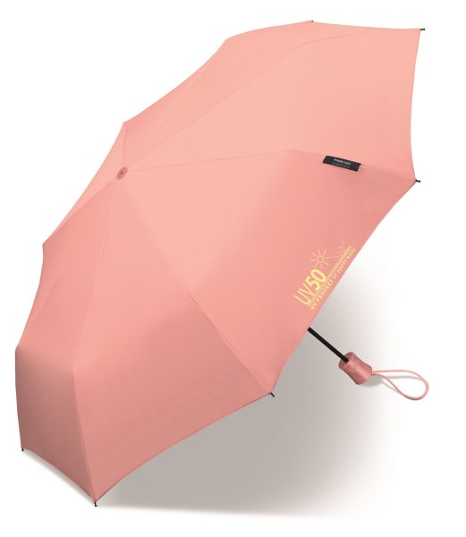 Happy Rain Mini AC UV50 Protect Automatik Taschenschirm 45405 Flamingo