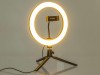 Grundig Selfie-Ringleuchte auf Standfuß ca. 25cm 120LED 11 Helligkeiten