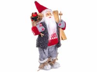Edco Weihnachtsmann Santa 01253 ca. 30 cm rot / weiss