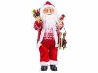 Edco Weihnachtsmann Santa 01257 ca. 41 cm rot / weiss