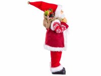 Edco Weihnachtsmann Santa 01257 ca. 41 cm rot / weiss