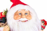 Edco Weihnachtsmann Santa 01257 ca. 41 cm rot / weiss