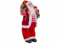 Edco Weihnachtsmann Santa 01260 ca. 61 cm rot / weiss