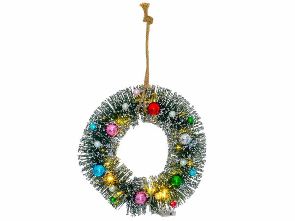 Edco Kugelkranz 20 LED 25246 ca. Ø 18,5 cm bunt