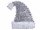 Edco Weihnachtsmütze Lametta "Merry Christmas" Türdeko 01738 ca. 27 cm  silber