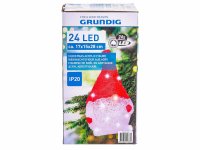 Grundig Wichtel 24 LED 11337 ca. 28 cm rot