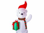 Edco aufblasbarer Weihnachts-Bär  09550 ca. 2,4 m hoch