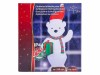 Edco aufblasbarer Weihnachts-Bär  09550 ca. 2,4 m hoch