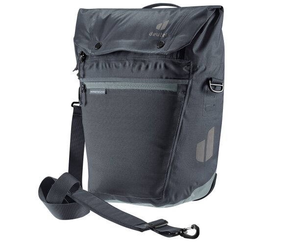 Deuter Mainhatten 17 + 10 Liter Fahrradtasche 3230022 Graphite-Shale