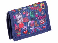 Fabrizio Best Way  Geldbeutel Zip Wallet Geldbörse blau
