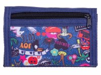 Fabrizio Best Way  Geldbeutel Zip Wallet Geldbörse blau