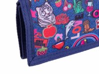 Fabrizio Best Way  Geldbeutel Zip Wallet Geldbörse blau