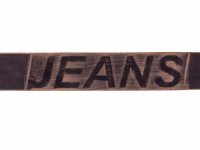 JS Jeans Gürtel G1 "JEANS" dunkelbraun 95 cm