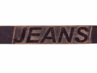 JS Jeans Gürtel G1 "JEANS" dunkelbraun 105 cm