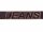 JS Jeans Gürtel G1 "JEANS" dunkelbraun 105 cm