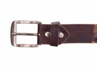JS Jeans Gürtel G1 "JEANS" braun 95 cm