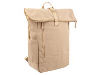 Franky RS77 Freizeit-Rucksack Rollfalte ca. 17 Liter beige