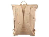 Franky RS77 Freizeit-Rucksack Rollfalte ca. 17 Liter beige