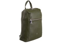 Prato LM Joyce S864-G genarbtes PU City-Rucksack olive