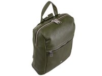 Prato LM Joyce S864-G genarbtes PU City-Rucksack olive