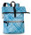 Fabrizio "Helena Vera" Rucksack Rolltop Karo blau/weiß