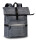 Fabrizio "Helena Vera" Rucksack Rolltop Pepita sz/weiß