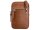 Prato LM Shahid J14-P geprägtes Rindleder Handytasche cognac