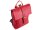Prato LM Shahid Cityrucksack Daypack geprägtes Rindleder, 28 x 33 x 10 cm (B x H x T) - AL14-1 red