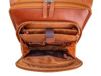 The Chesterfield Brand C21.500531 Spinner "New York" Waxed Pull Up Leder Koffer cognac