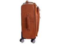 The Chesterfield Brand C21.500531 Spinner "New York" Waxed Pull Up Leder Koffer cognac