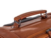 The Chesterfield Brand C21.500531 Spinner "New York" Waxed Pull Up Leder Koffer cognac