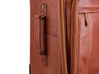 The Chesterfield Brand C21.500531 Spinner "New York" Waxed Pull Up Leder Koffer cognac