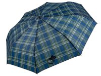 JS Mini Regenschirm " Susino" Taschenschirm  Karo blau/grün/weiß