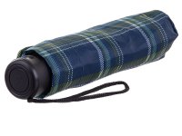 JS Mini Regenschirm " Susino" Taschenschirm  Karo blau/grün/weiß