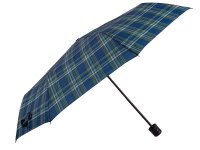 JS Mini Regenschirm " Susino" Taschenschirm  Karo blau/grün/weiß