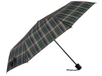 JS Mini Regenschirm " Susino" Taschenschirm  Karo grün/beige