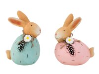 Mel-O-Design Osterhase schlüfpt aus Ei ca. 17 cm