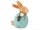 Mel-O-Design Osterhase schlüfpt aus Ei ca. 17 cm blaues Ei