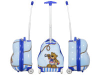 Monopol Kindertrolley mit LED-Licht in den Rollen Teddy Bär Boy Gr.S/M