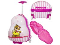 Monopol Kindertrolley mit LED-Licht in den Rollen Teddy...