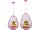 Monopol Kindertrolley mit LED-Licht in den Rollen Teddy Bär Girl Gr.S/M