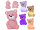 Monopol 45477 LED Nachtlicht Teddy Bär pink