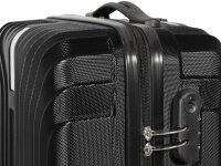 Monopol 37880 ABS Koffer "Palma" 3D-Struktur Gr. S/M/L schwarz