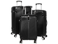 Monopol 37880 ABS Koffer "Palma" 3D-Struktur Gr. S/M/L schwarz
